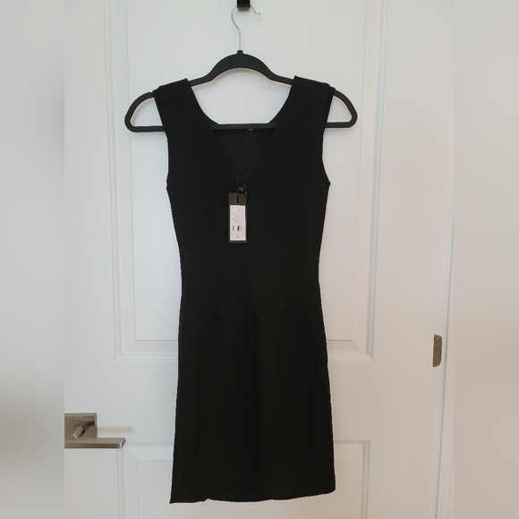 NWT Dynamite black bodycon dress - Picture 4 of 11